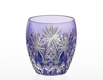 Бокал для виски Kagami Crystal Kiriko со звездой (Узор Ярайге), 240 куб. см, T727-2668CMP