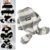 Winter Warm Pullover Dog Clothes Lovely Half Sleeves Cozy Plush Four Legs Puppy Coat Kitty Autumn Jacket