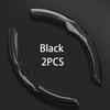 2PCS Short Carbon Fiber Pattern Steering Wheel Cover Anti Slip, Ultra Thin, Secure, For Universal Steering Wheel Covers
