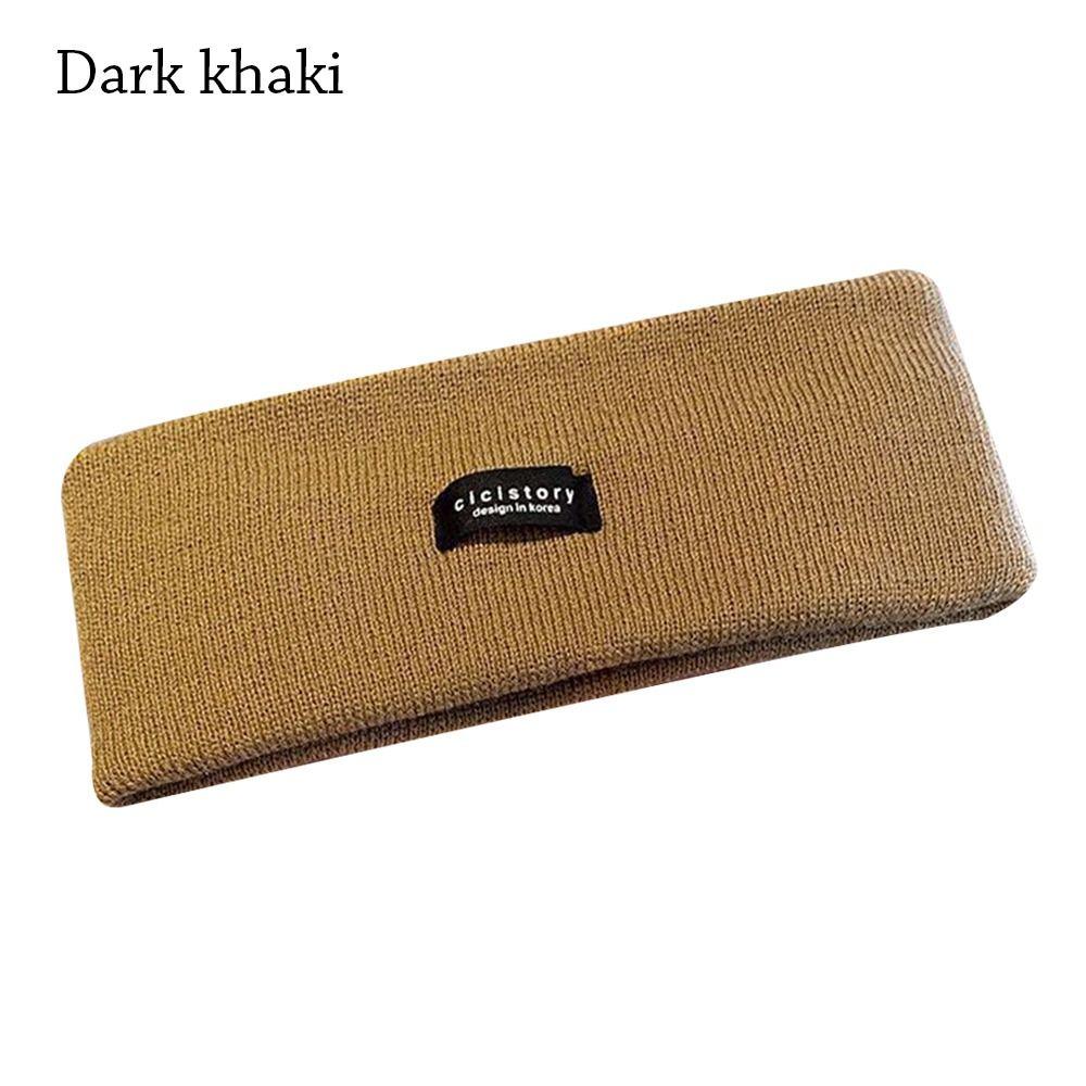 Впитывающая пот вязаная повязка для волос, широкие ленты для макияжа, модные аксессуары для волос для женщин