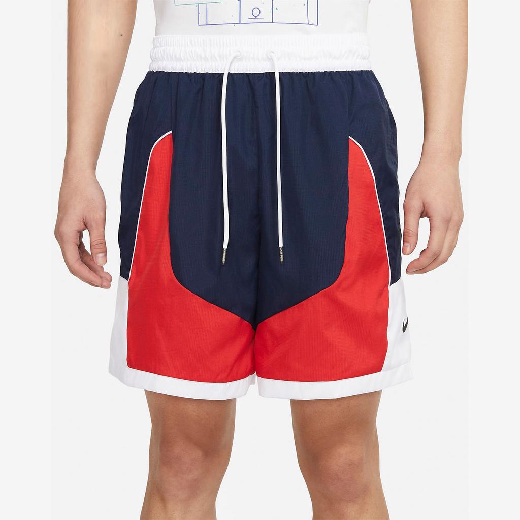 Nike Throwback Woven Sports Basketball Shorts Red Men's CV1863-419