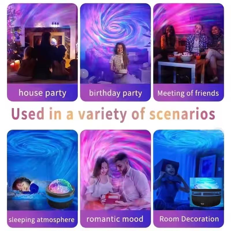 Светодиодный проектор Galaxy Light, красочный проектор Galaxy Sky, ночник для спальни, украшение детской комнаты, украшение для рождественской вечеринки