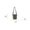 Harajuku Nylon Rope Nylon Shoulder Bag Coin Pouch Casual Drawstring Crossbody Bag Korean Style Solid Color Mobile Phone Bag Male