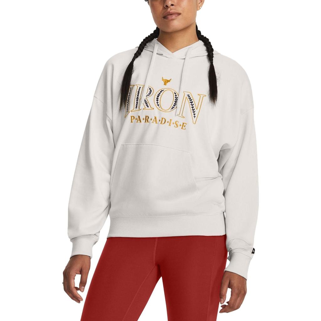 Under Armour Sweatshirts Women's Beige Hooded Moderate Other Unisex 1380186-114