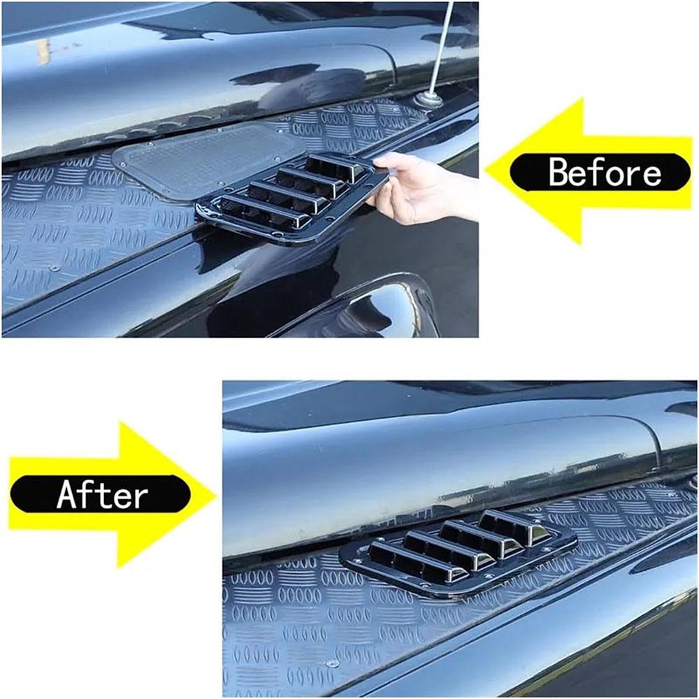 1 пара накладок на вентиляционные отверстия переднего капота для Land Rover Defender 90 110 130 2004-2019