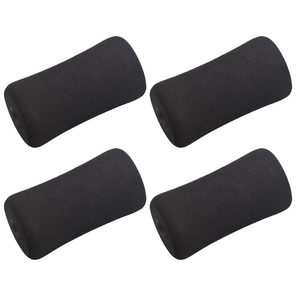 4Pcs Foot Pad Roller Sleeve Foot Pad Roller Gym Foot Pad Roller Pad Replacement Exercise Machine Equipment Replacements