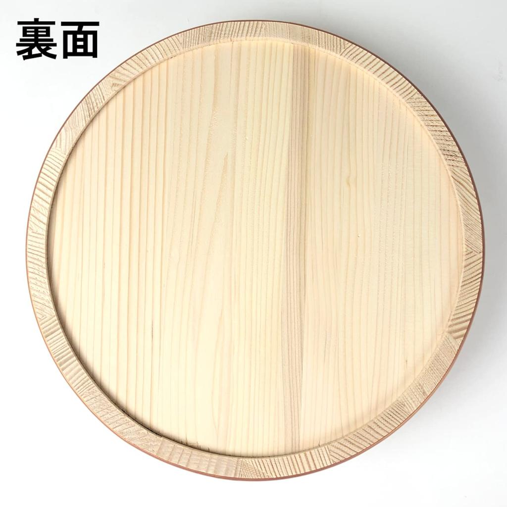 Tachibana Container Sushi Sushi Natural 27cm Wide x 27cm Deep x 7cm 3 Cups Plastic Made in Japan Tub, Hand-Rolled Set, Wood, High, Approx. (SP