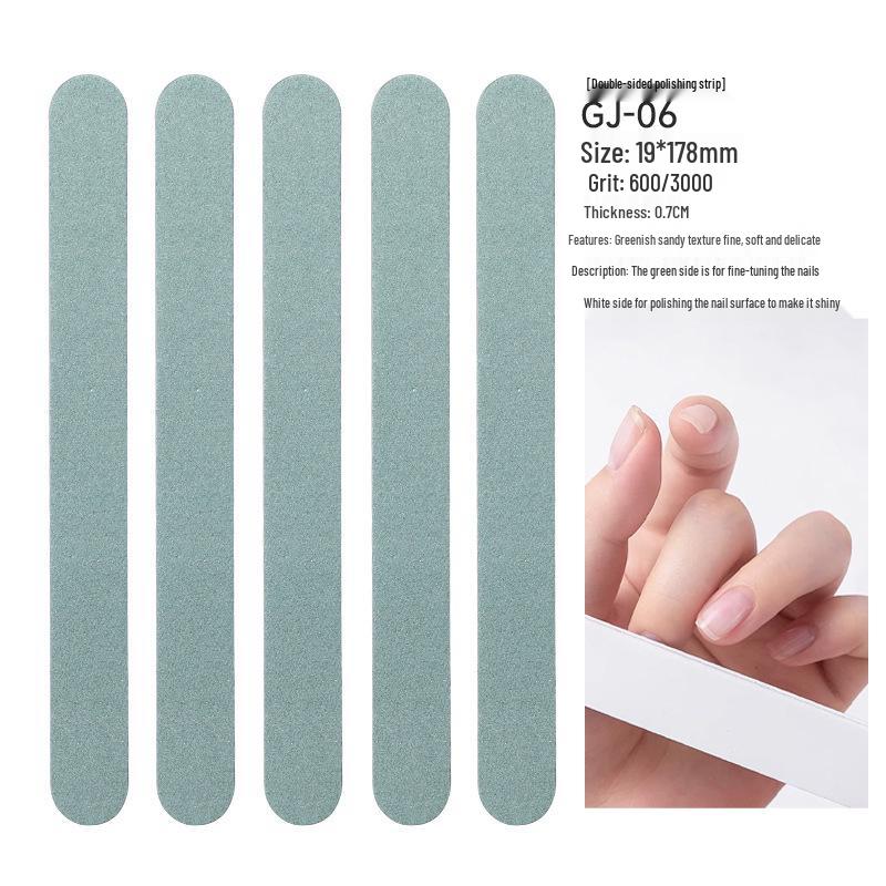 Nail Art Double-Sided Sanding Strips - Shaping, Filing, and Polishing Tools