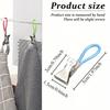 10Only contains colorful metal towel clips Hook-type towel rack Kitchen and bathroom storage clips