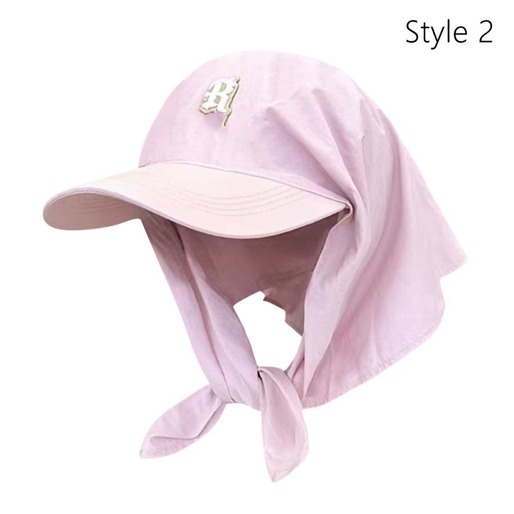Быстросохнущие шапки-банданы Защита шеи от УФ-лучей Кепка с козырьком Солнцезащитная шляпа для женщин Весна и Лето