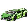 Симуляция 1/24 Модель Суперкара Lamborghini Revuelto со Звуком и Светом Детский Подарок на День Рождения Мальчику Миниатюрная Машина Домашний Декор