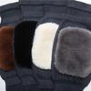 2pcs Double Thick Cashmere Knee Pads Black Winter Warm Leg Warmers  Cold