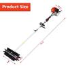 Petrol Powered Broom Sweeper 52cc 2-Speed Brush 24x9' Snow Cleaner EPA Approved