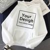 Customized Printed Diy01 Text Logo Image Hoodie Women's Customized Hoodie Customized Logo Personalized Hoodie