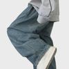 Мужские потертые джинсы в стиле ретро с широкими штанинами - American Trend