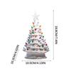 Ceramic Christmas tree LED desktop decoration ornament
