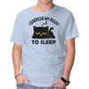 Unisex Crew Neck T-Shirt Exercise My Right To Sleep Graphic Short Sleeve Casual Tee