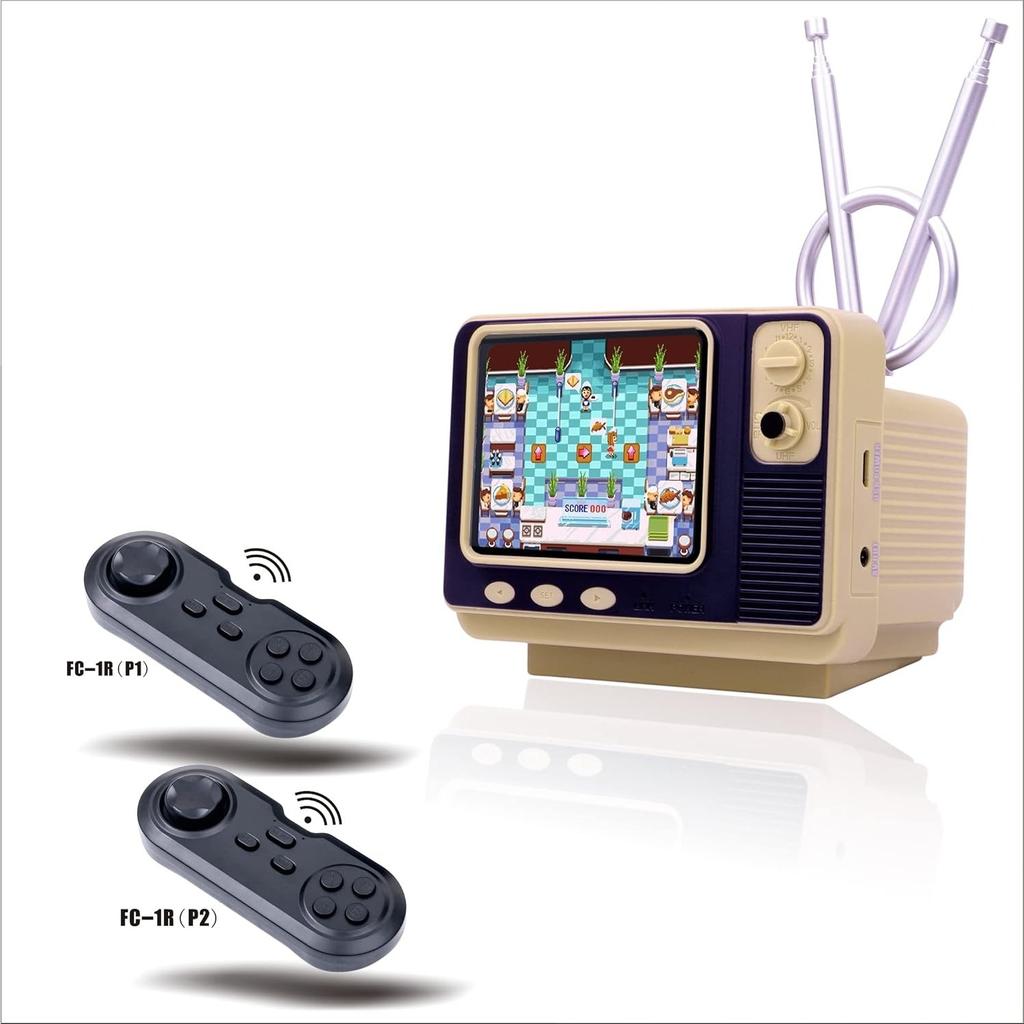 Retro TV Handheld Game Console, 108 Free Classic FC Games, Support for Connecting To TV, Portable Video Game Gifts, Retro Toys for Ages 4-12 90s