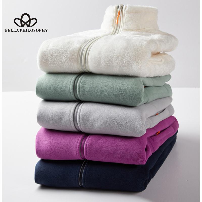 Осенне-зимнее двустороннее флисовое пальто с вертикальным воротником, теплое флисовое пальто на флисовой подкладке, модное повседневное теплое пальто