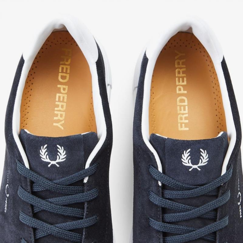 Fred Perry B71 Замшевые Мужские Черные Кроссовки Sfpm2438319 238