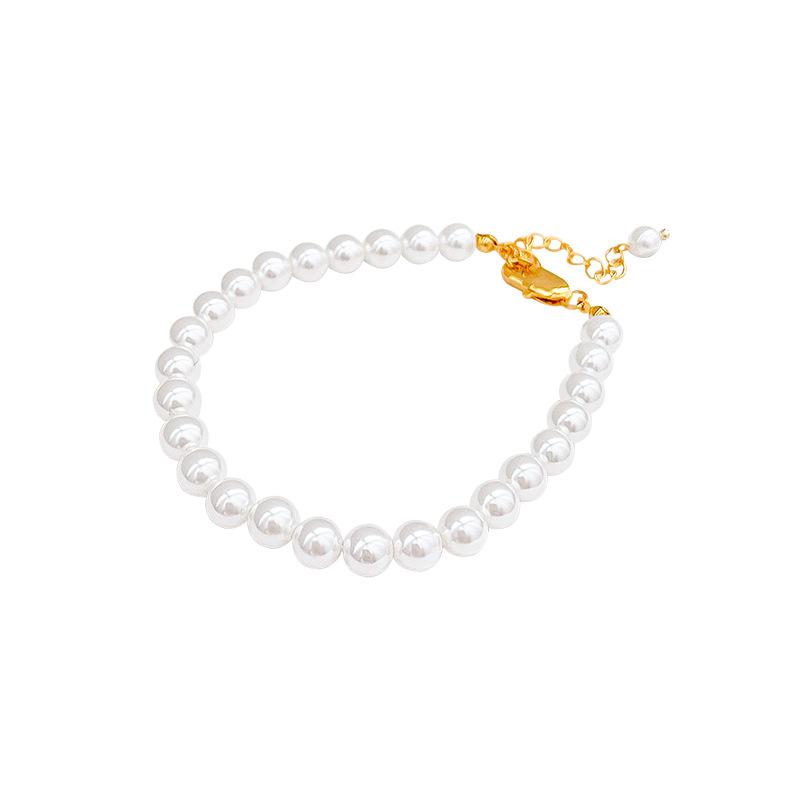 Высококлассный браслет из австралийского белого жемчуга, женский барочный ретро-браслет с бисером из миллефиори, изысканная ручная работа