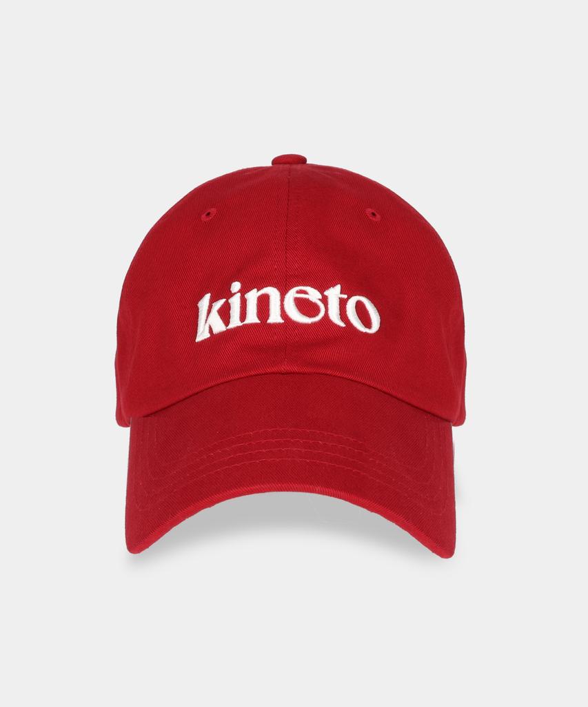 KINETO Женская кепка с логотипом_Красная