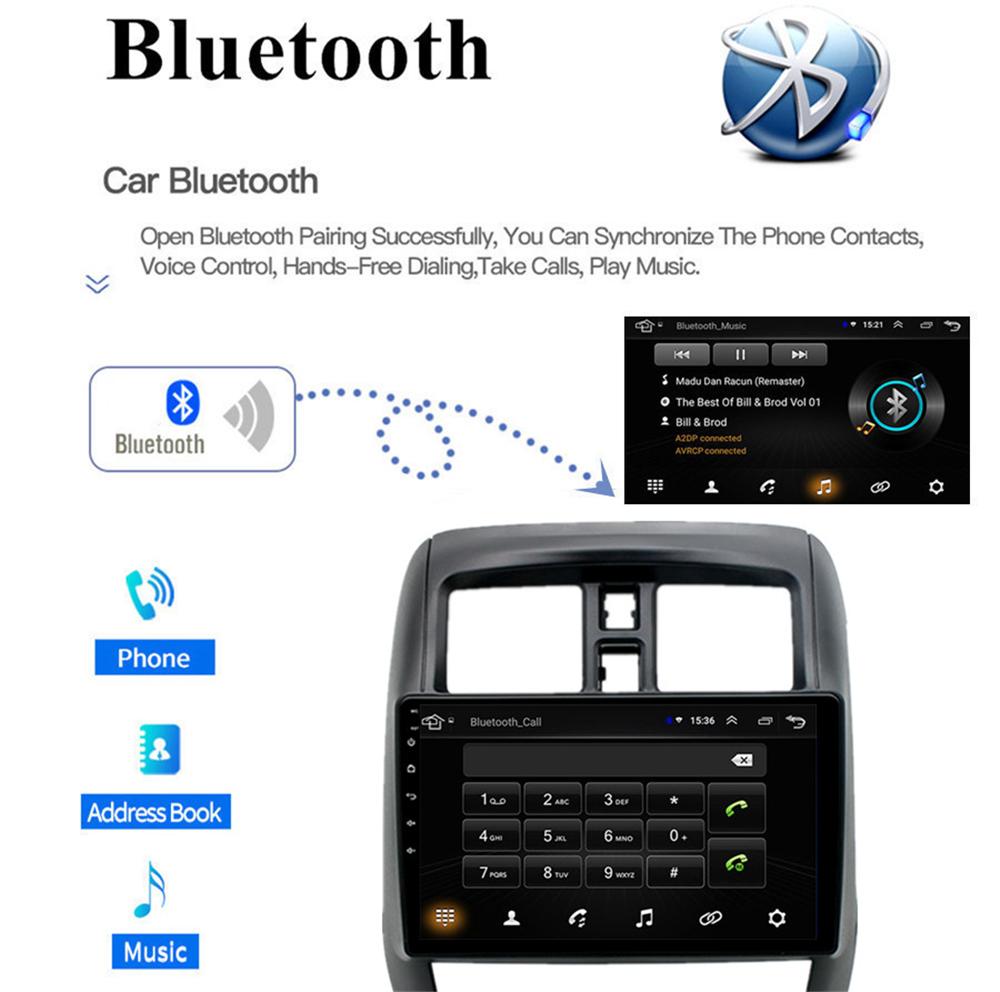 10,1'' Для Android 14 1+16 ГБ Автомагнитола Для Nissan Versa Sedan 2015-19 С CP