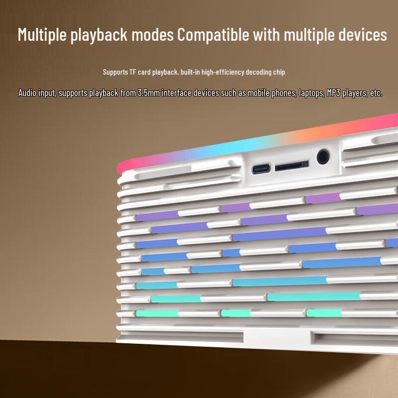 Newmine K9 Bluetooth Speaker with Night Light & Wireless Charger