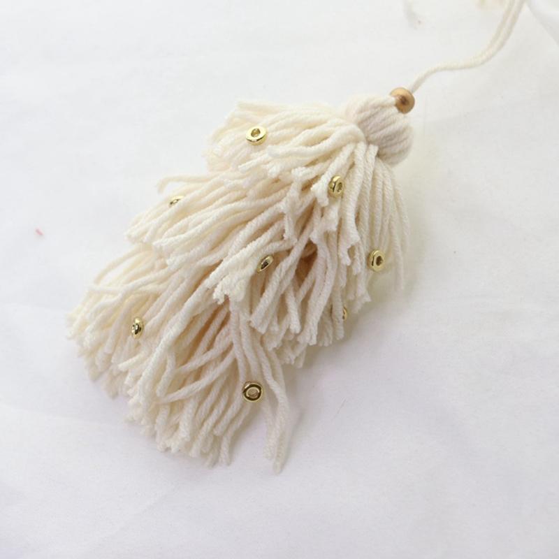 Богемные плетеные вручную рождественские подвески из хлопковой веревки, плетеный рождественский шар, колокольчик, кисточка, подвесные украшения для фестивальной вечеринки