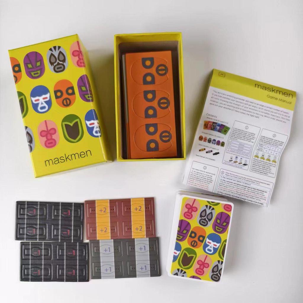 Maskmen Двуязычная китайско-английская карточная игра: Радостная пряжа, серия «Маскарад»