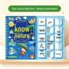 Children's Literacy & Learning Book: Magic Sticker Game & Character Cards for Ages 3-6