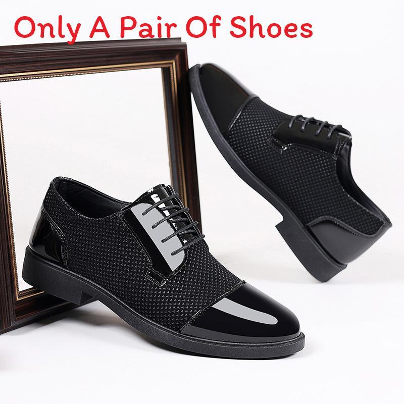 Leather Loafers With Breathable Pu Material For Casual Men