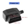 Multipurpose 16 Pin OBD2 Scanner Adapter For Car Trucks Easy Setups ABS Design Automotive Diagnostic Connection