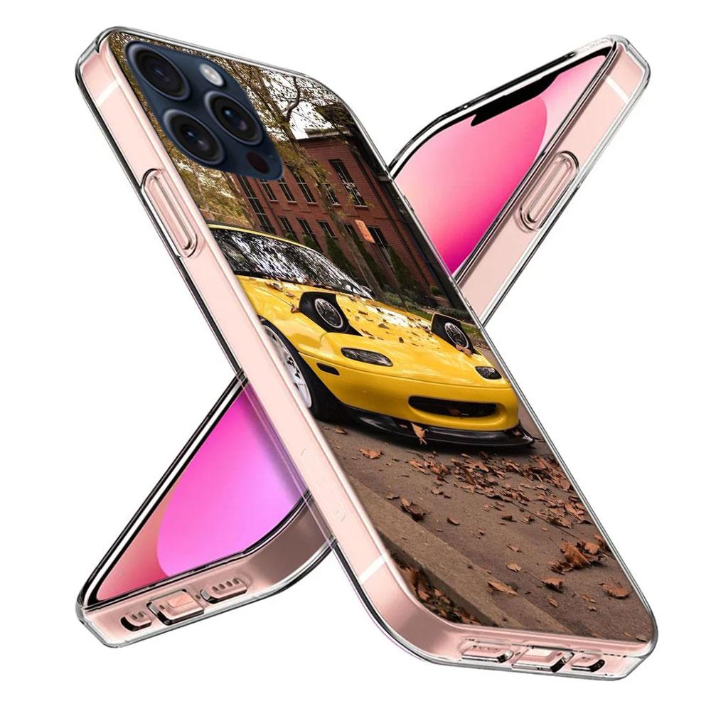 Mx5 M-Miata Clear Phone Case For Iphone 17 Air 16 Pro Max 15 Pro 14 Plus 17E 16E 11 13 12 Mini Cover Cases Fundas Cell TPU Capa