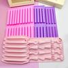 12-гнездовая плетеная волнистая форма для желейных конфет в виде длинной полоски, форма для мусса и пудинга в виде карандаша, ножа и вилки, панды