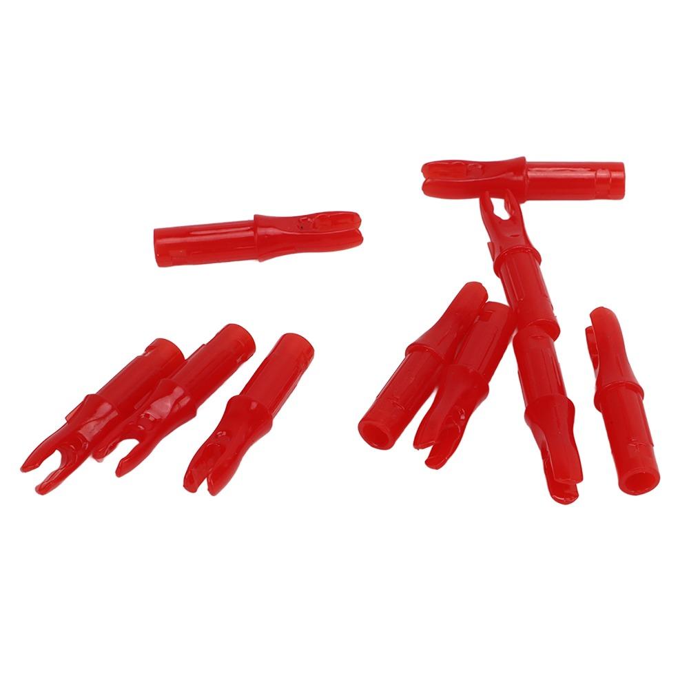 100pcs Plastic Plastic Insert Nock Light Weight Shaft Tail Replacement Nock Spare Fittings