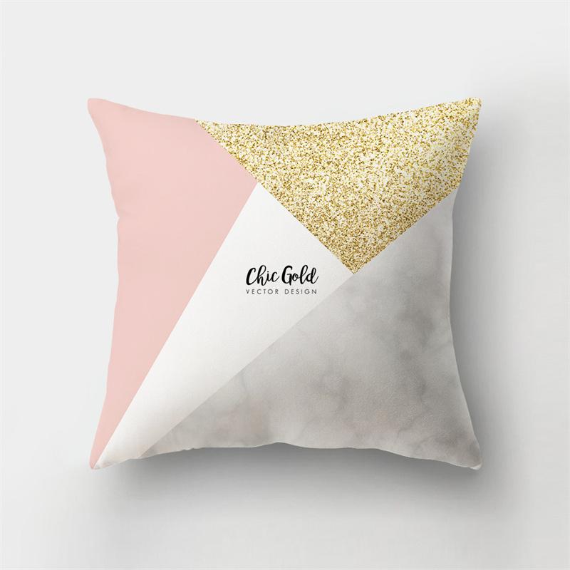 45x45 см наволочка с абстрактным геометрическим принтом, мраморная наволочка, полиэстер, короткий плюшевый лоскутный диван, домашний декор, наволочка