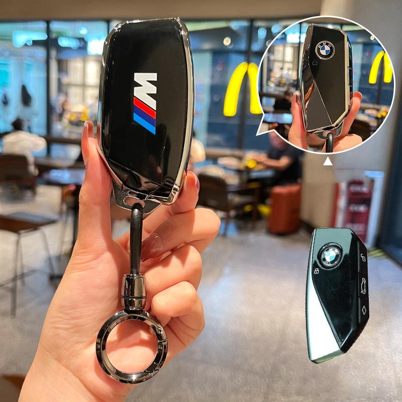 Fashion Car Key Case Cover Shell Remote Keychain For BMW 7 Series G70 G09 XM U06 G81 M3 2023 i7 X7 G07 LCI iX I20 X1 U11 Keyless sdbf49