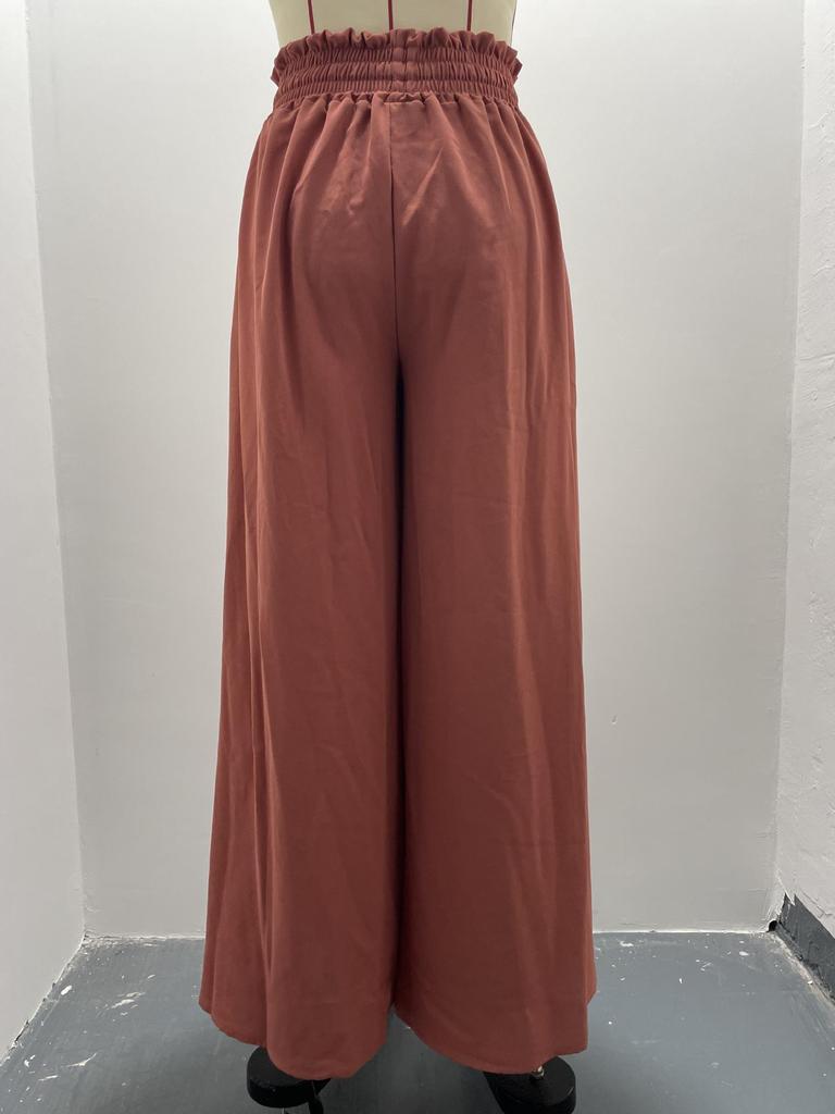 2025 European & American Spring/Summer Women's Loose Wide-Leg Casual Fashion Long Pants
