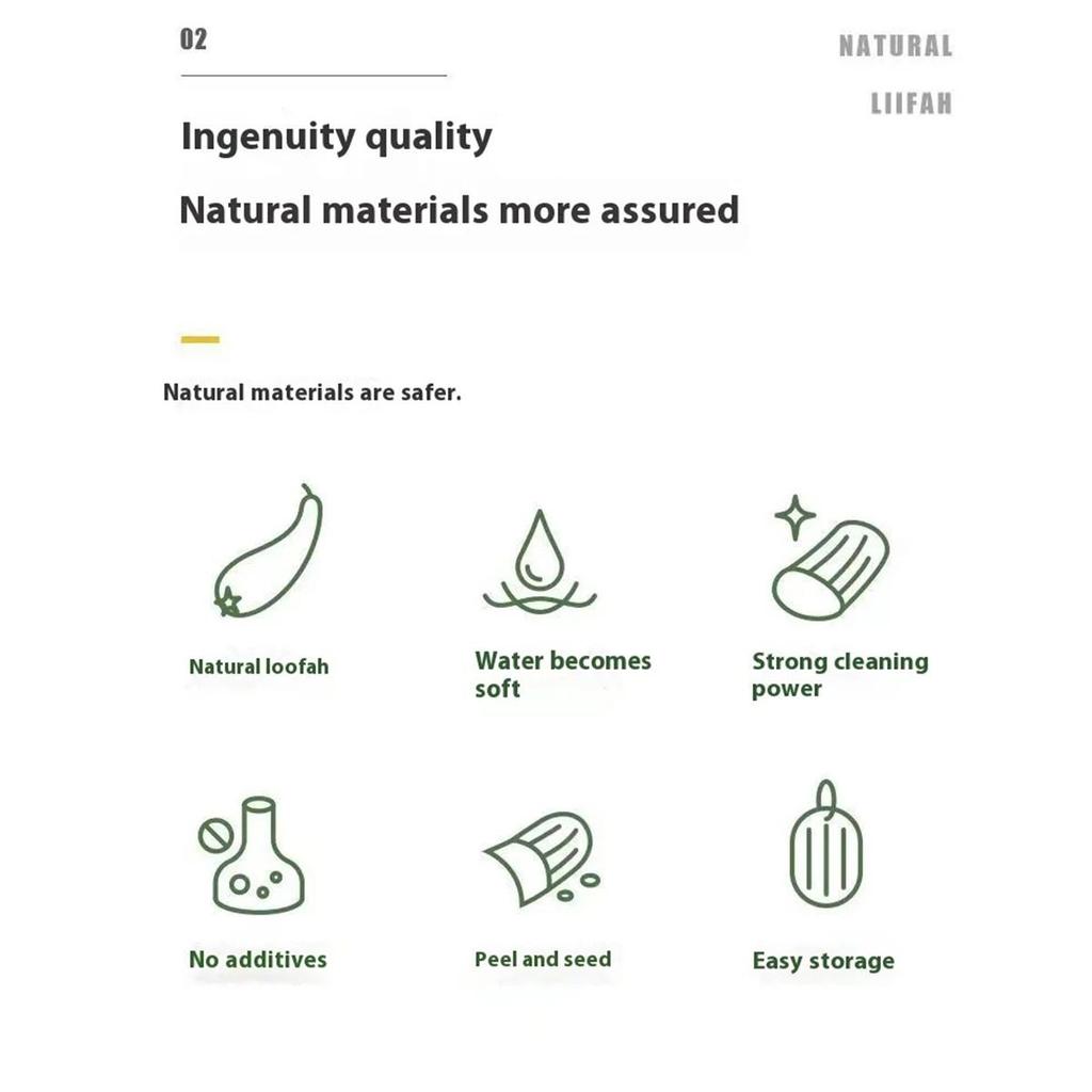 Скруббер для посуды из люфы, удобная тряпка для мытья посуды, быстросохнущая чистящая подушечка для люфы для домашней кухни