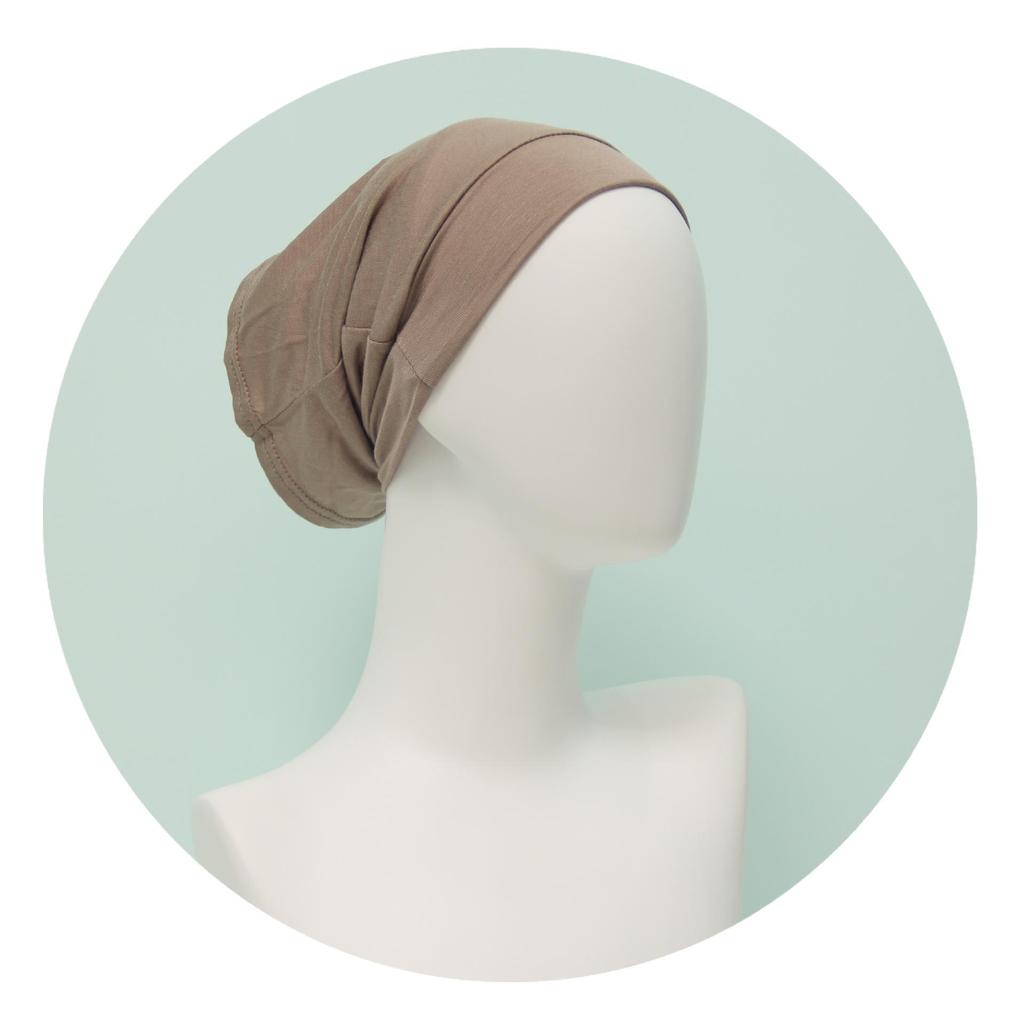Solid Color Modal Bandage Cap Headscarf