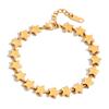 Titanium Steel Five Point Star Zircon Bracelet For Women Luxury High End Fashion Jewelry