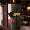 Прочные книжные подставки Двойной Дракон, Винтажный Фэнтези Декор для Полок с Летающими Книгами, Устойчивые Декоративные Акценты для Полок, Скульптура-Стопор для Полок,