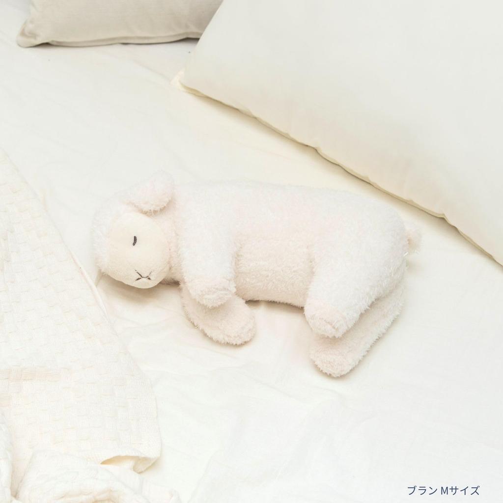 Ribuhaato Pillow Soine Guri L Size Length Cute Sheep Animal Hug Pillow Stuffed Toy Co-Sleeping (Total Approx. 55cm) 27051-72
