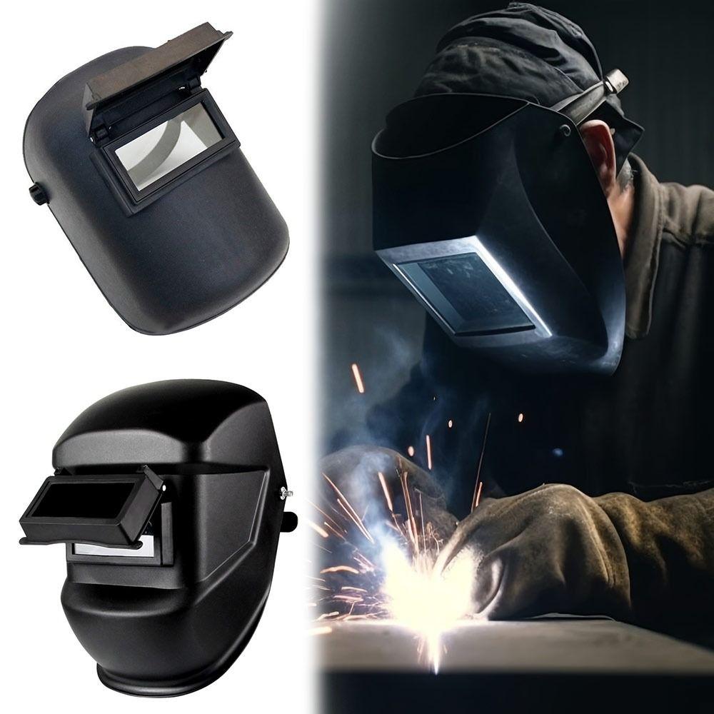Flip Cover Protective Mask Head-Mounted Welder Mask Portable Electric Welding Mask