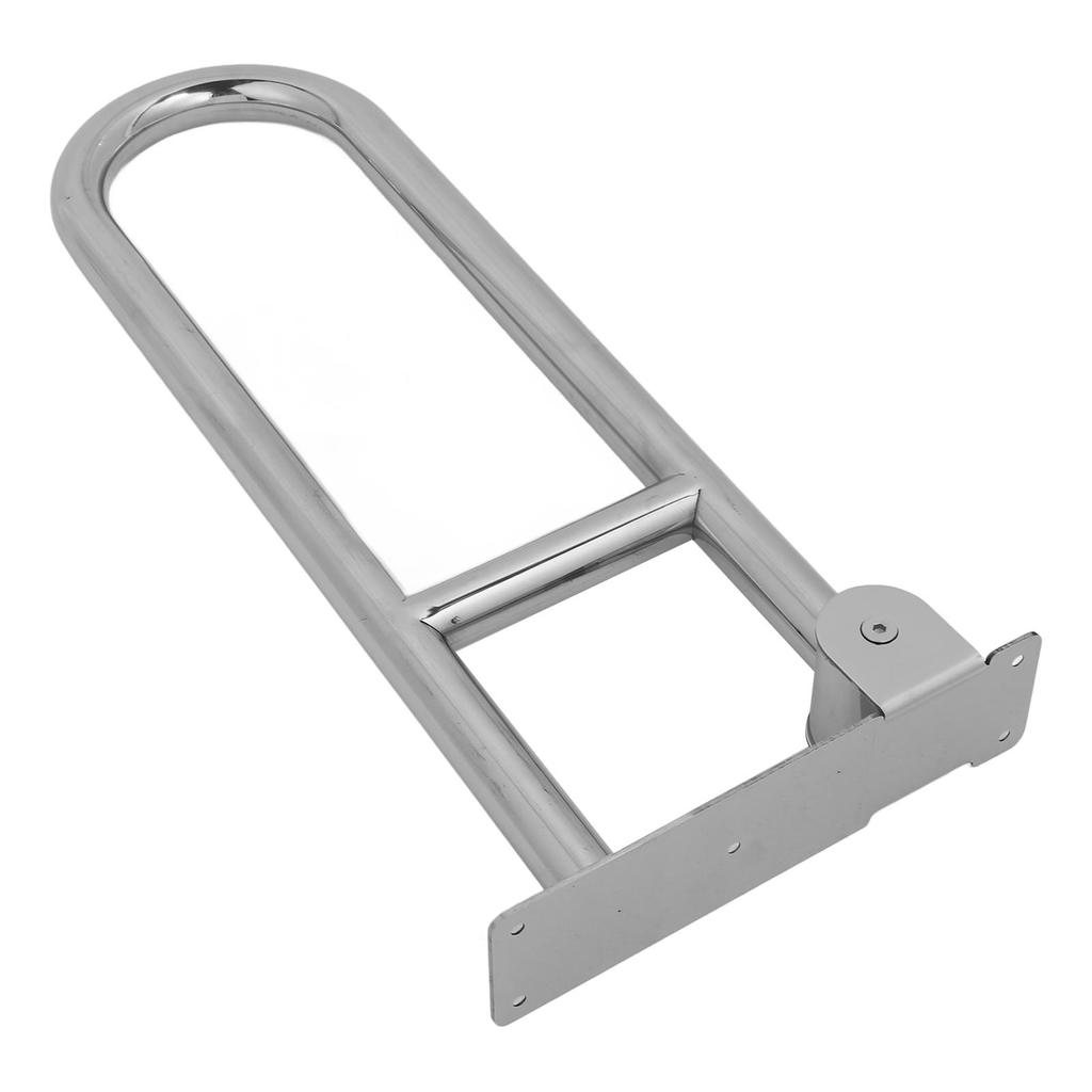 Откидной поручень для ванной комнаты из нержавеющей стали, эргономичный, с вертикальным вращением на 90 градусов, настенное крепление для унитаза