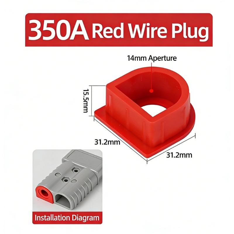 20Pcs Silicone Battery Connector Caps Dust And Moisture Protection For Car Marine Electrical Systems