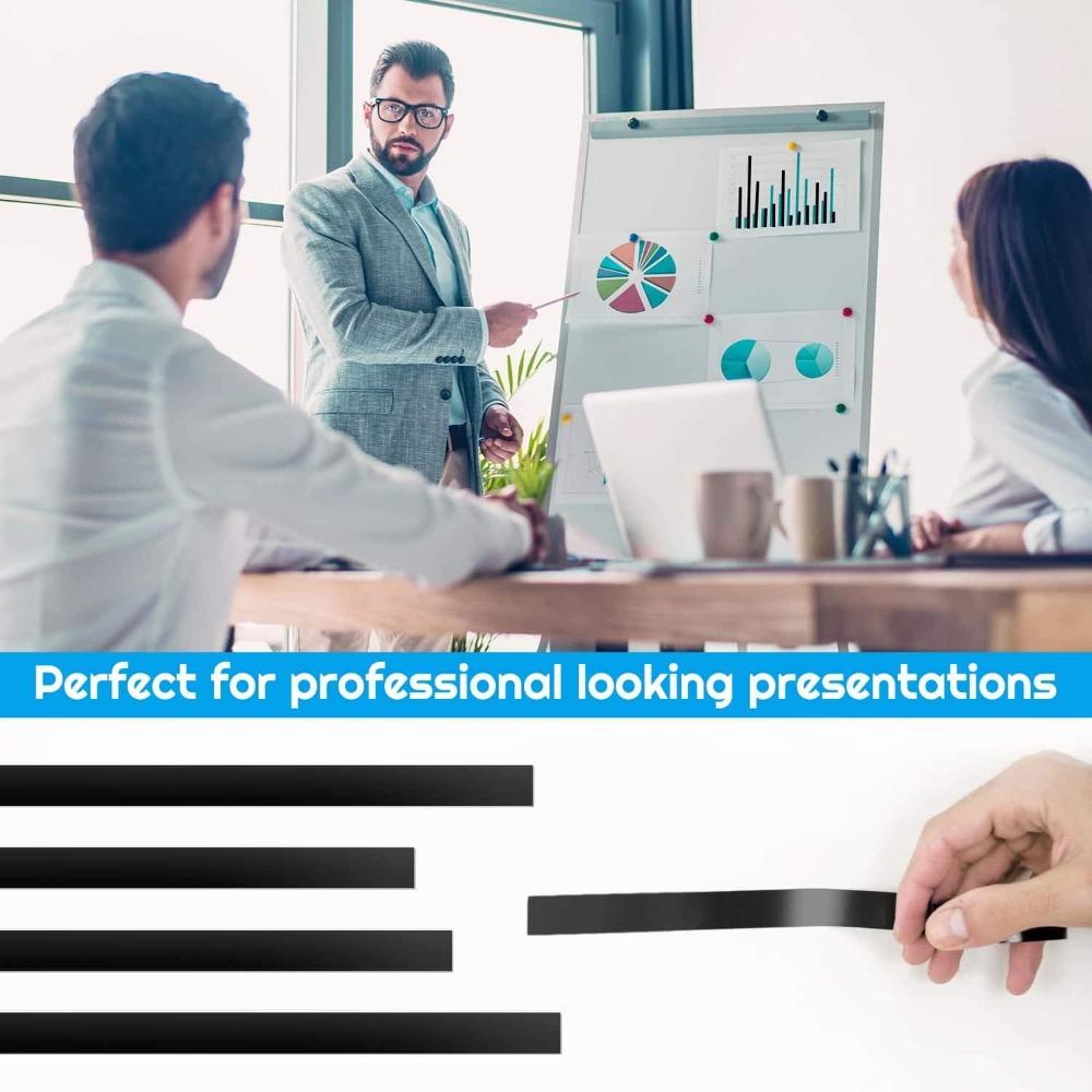 50М Черная пленка Высокотемпературная Затеняющая Водонепроницаемая Лента Графическая Магнитная Доска Электрическая Маркировочная Лента