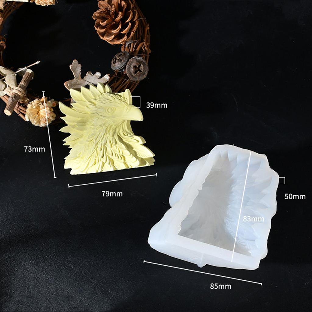 3D Candle Mold Non-stick Easy To Demold for DIY Candle Soap Plaster Home Decor DIY Resin Casting Molds