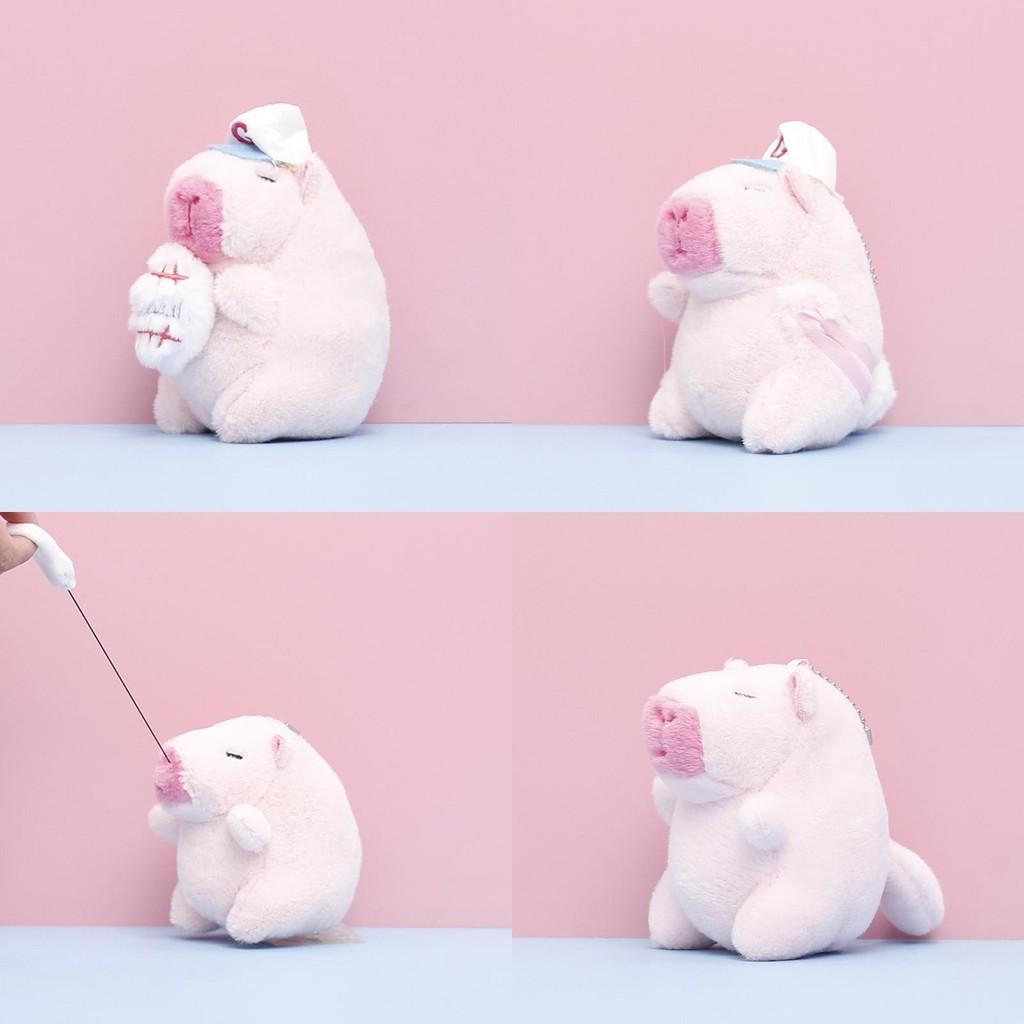 Брелок Капибара для Девочек Детский Рюкзак Декоративная Подвеска Подарок Плюшевая Игрушка